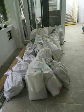 Enlevement de 35 sacs de gravats depuis RDC à Parid