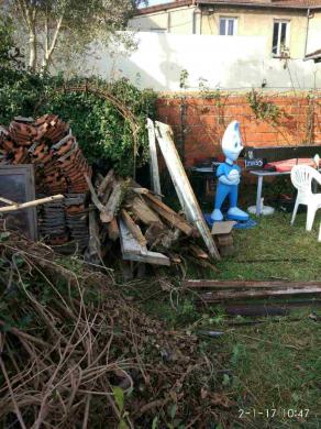 Pour un debarras de bois on etait contactè par une societè de batiment