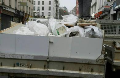 Debarras de sacs de gravats sur Paris